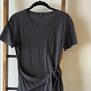 Rails. Black Tie-Front dress